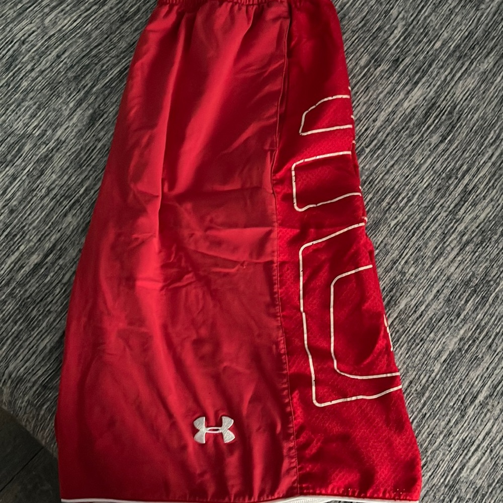 Under Armor Red Shorts